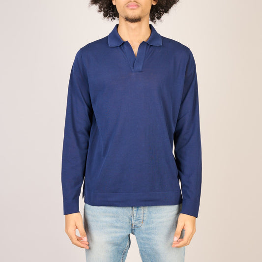 GALLERIA ROMA INDACO BLUE Skipper Polo – vooraanzicht