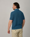 Galleria Roma Knitted Polo Avio - productfoto 2
