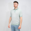 Galleria Roma Senecio Bianco Knitted Polo – productbeeld 2