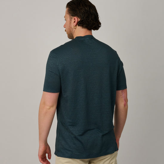 Galleria Roma Linen Stretch T-shirt Avorio - productfoto 2