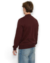 Galleria Roma Wool Cashmere Crewneck Pullover Bordeaux gedragen door Alexander — achteraanzicht