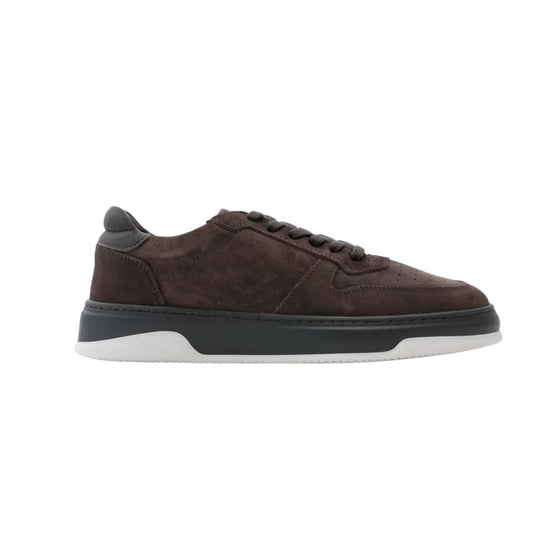 GARMENT PROJECT Charcoal Suede Ace Sneaker – vooraanzicht