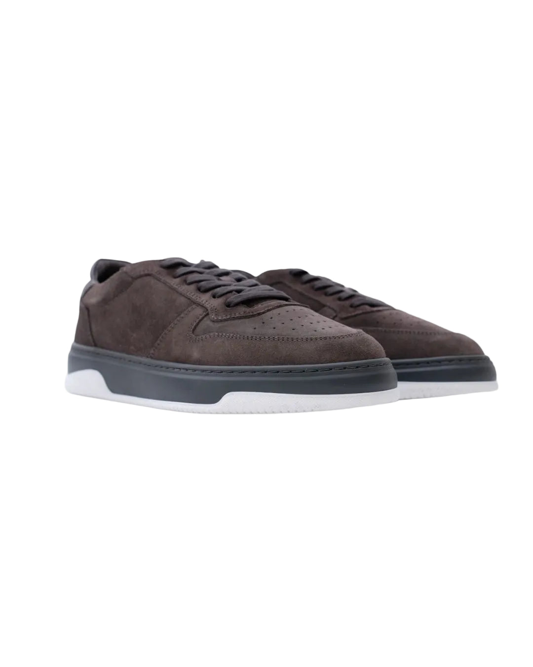 GARMENT PROJECT Charcoal Suede Ace Sneaker – productbeeld 2
