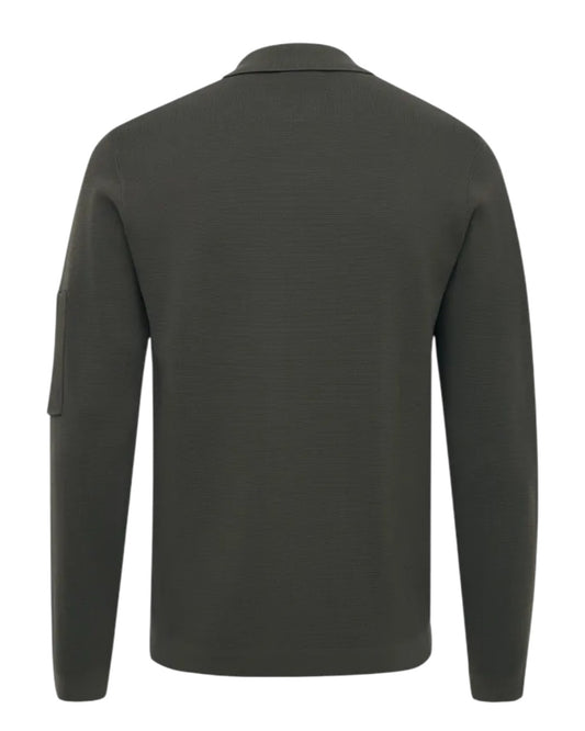 Tecnical Round neck Dark Green