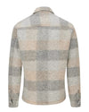 Asher Monogram Checkered Overshirt Brown