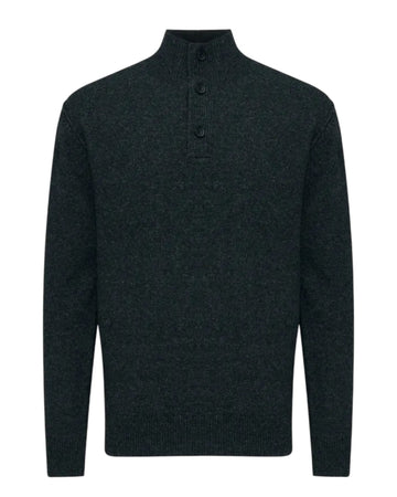 Wool 3 Buttons Turtle Anthracite