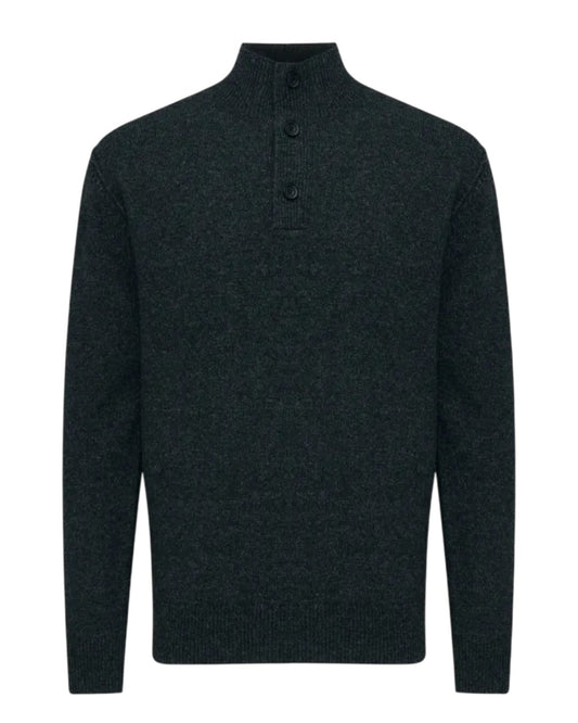 Wool 3 Buttons Turtle Anthracite