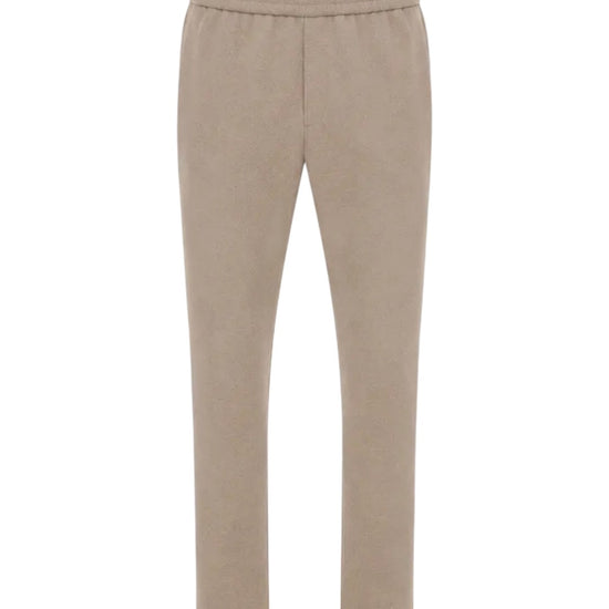 Genti Alex broek Soft Taupe – vooraanzicht van de taupe broek | Checkpoint Mol