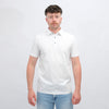 GENTI White Jersey Polo – vooraanzicht