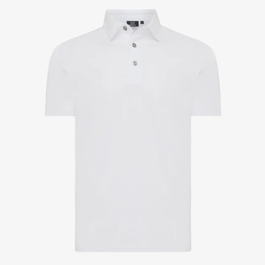 GENTI White Jersey Polo – productbeeld 2