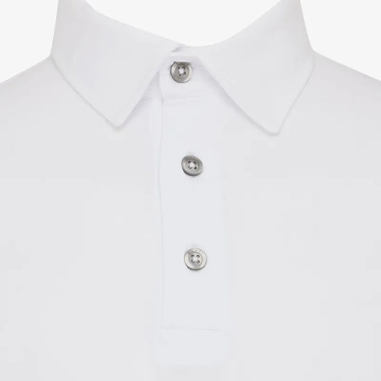 GENTI White Jersey Polo – productbeeld 3