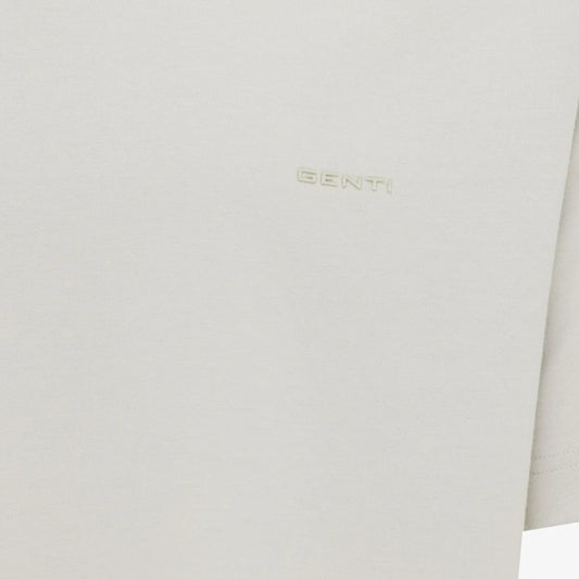 Genti Off White Jersey T-shirt Off White – productbeeld 4