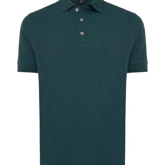 GENTI 3 Button SS 1219 jersey polo groen - foto 1