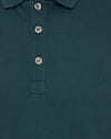 GENTI 3 Button SS 1219 jersey polo groen - foto 2