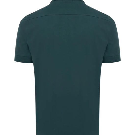 GENTI 3 Button SS 1219 jersey polo groen - foto 3