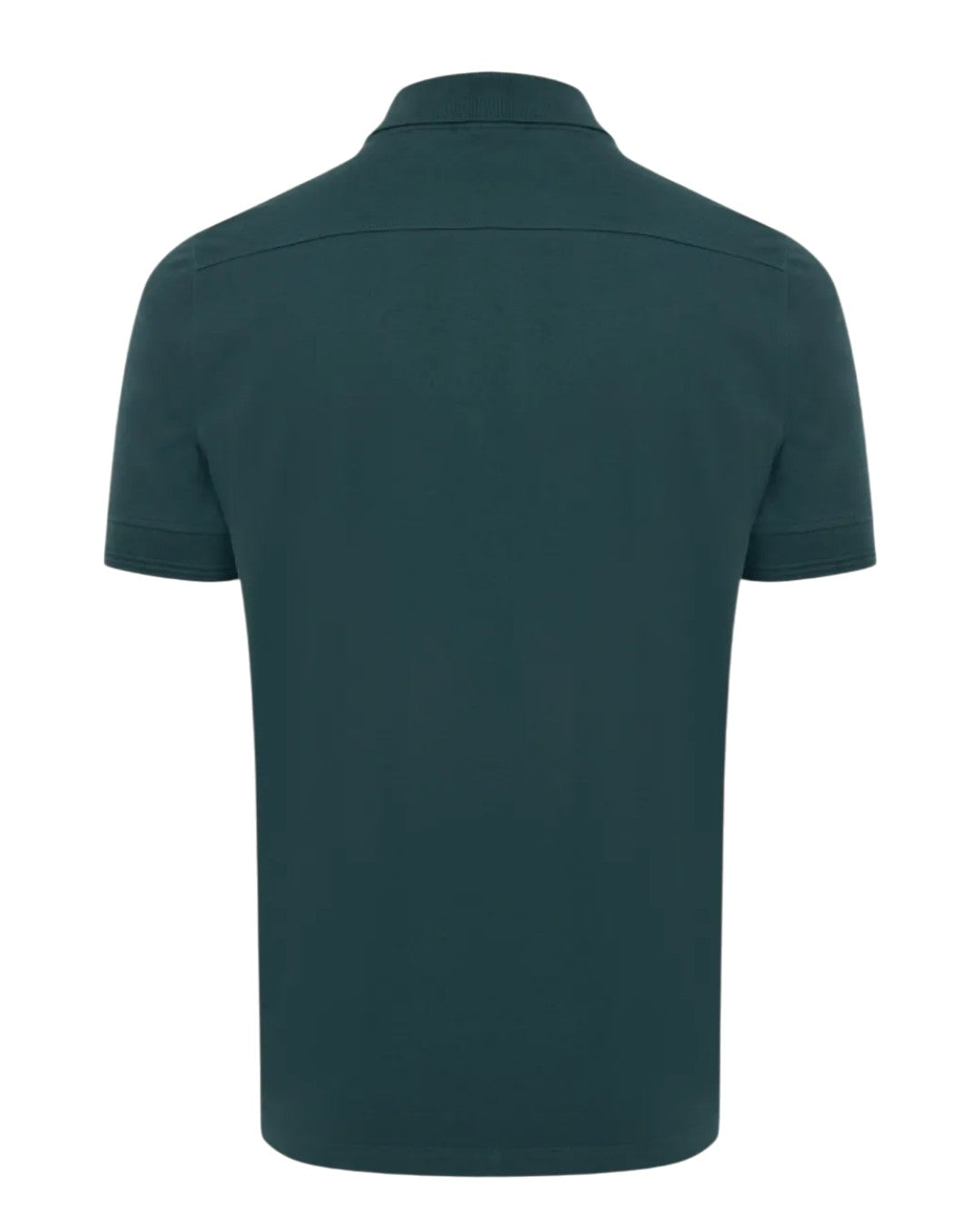 GENTI 3 Button SS 1219 jersey polo groen - foto 3