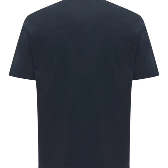 Genti donkerblauw T-shirt, productfoto achteraanzicht