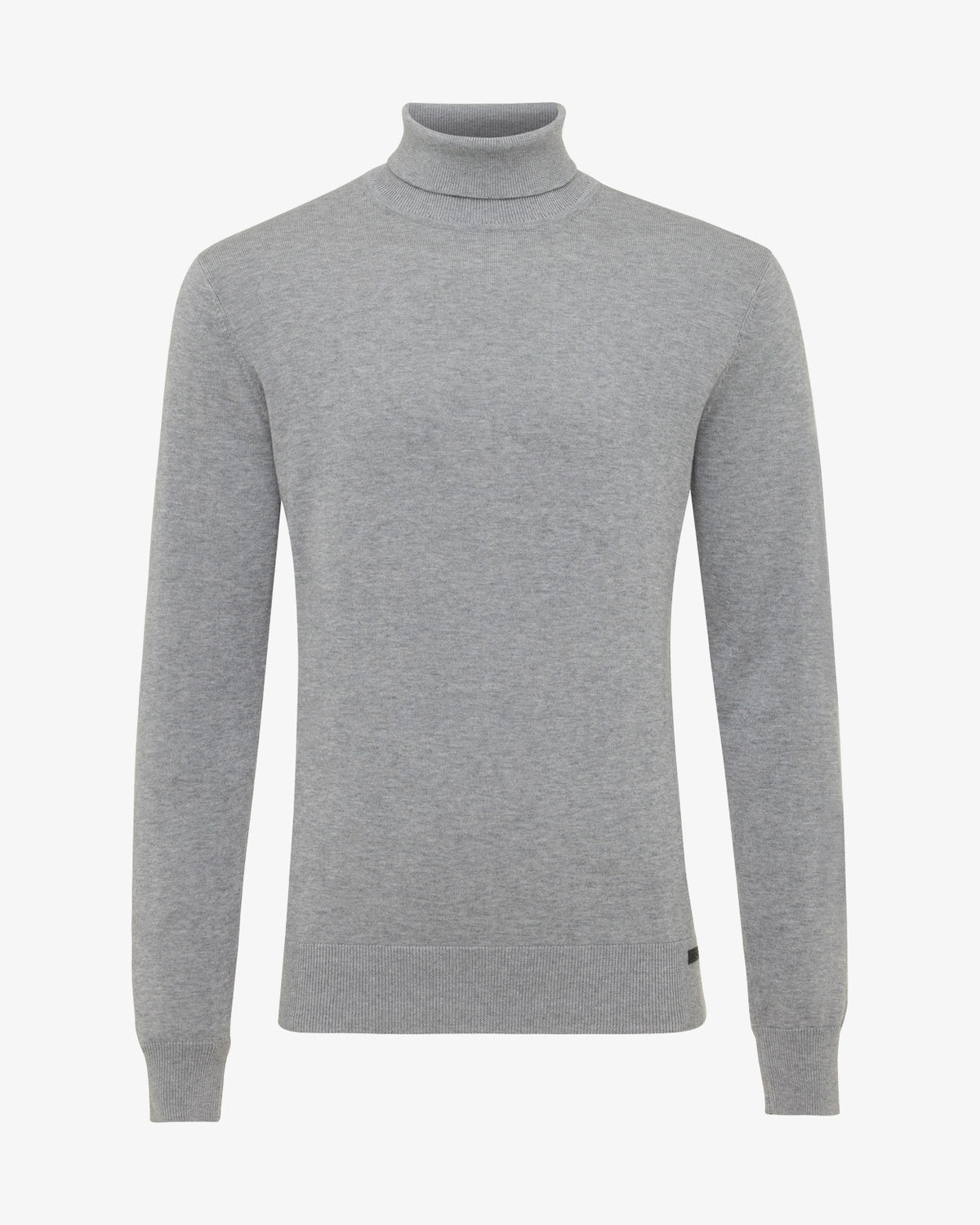 Genti Grey Turtle Neck Pullover – vooraanzicht