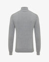Genti Grey Turtle Neck Pullover – productbeeld 2