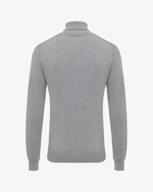 Genti Grey Turtle Neck Pullover – productbeeld 2