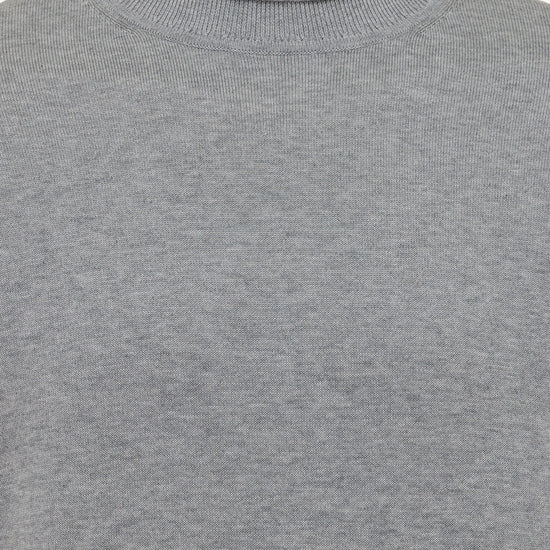 Genti Grey Turtle Neck Pullover – productbeeld 3