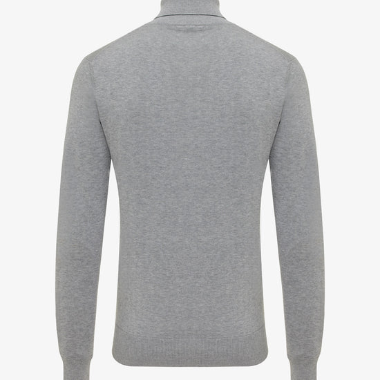 Genti Grey Turtle Neck Pullover – productbeeld 4