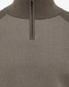 Genti Brown Turtle Zip Pullover – productbeeld 2