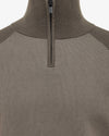 Genti Brown Turtle Zip Pullover – productbeeld 3