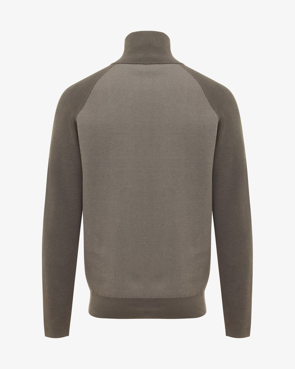 Genti Brown Turtle Zip Pullover – productbeeld 4