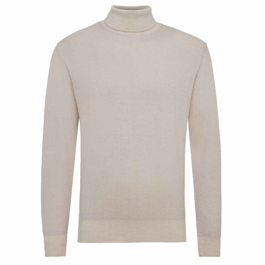 Genti zandkleurige coltrui, productfoto vooraanzicht