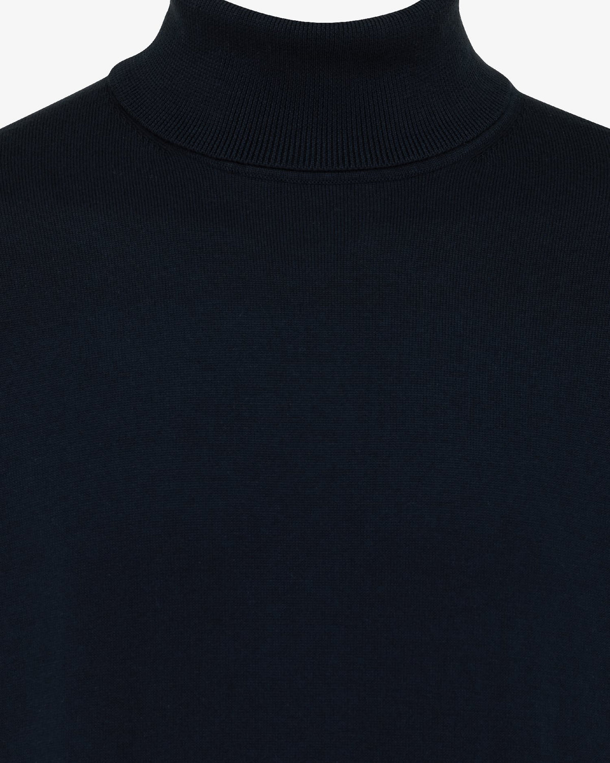 Genti donkerblauwe coltrui, detail col