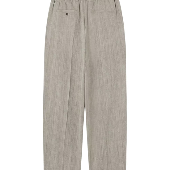 Golden Goose Journey Slacks Micro Chevron Pinstripe Ecru Mud – productfoto 5 – Checkpoint Mol