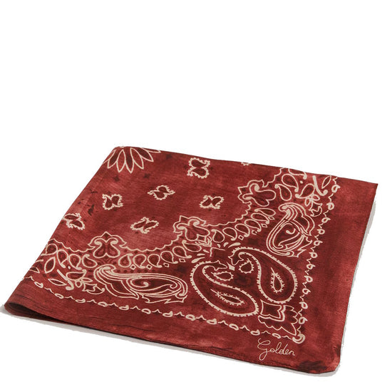 Golden Goose Golden Foulard Paisley print silk Anthracite – productfoto 1 – Checkpoint Mol