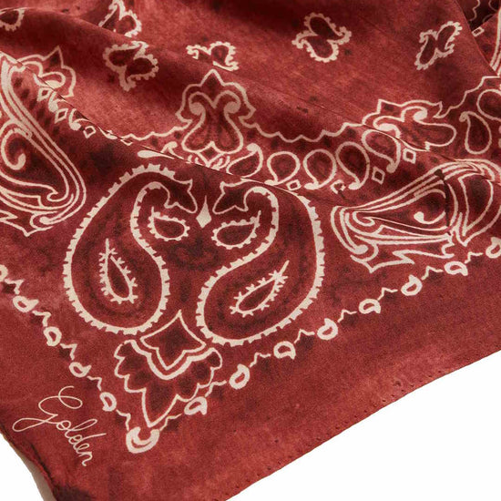 Golden Goose Golden Foulard Paisley print silk Anthracite – productfoto 2 – Checkpoint Mol