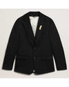 GOLDEN GOOSE Dark Blue Milano Single Breasted Blazer – vooraanzicht – Checkpoint Mol
