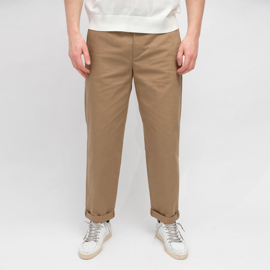 GOLDEN GOOSE Chino Skate Trousers Khaki Beige – vooraanzicht – Checkpoint Mol