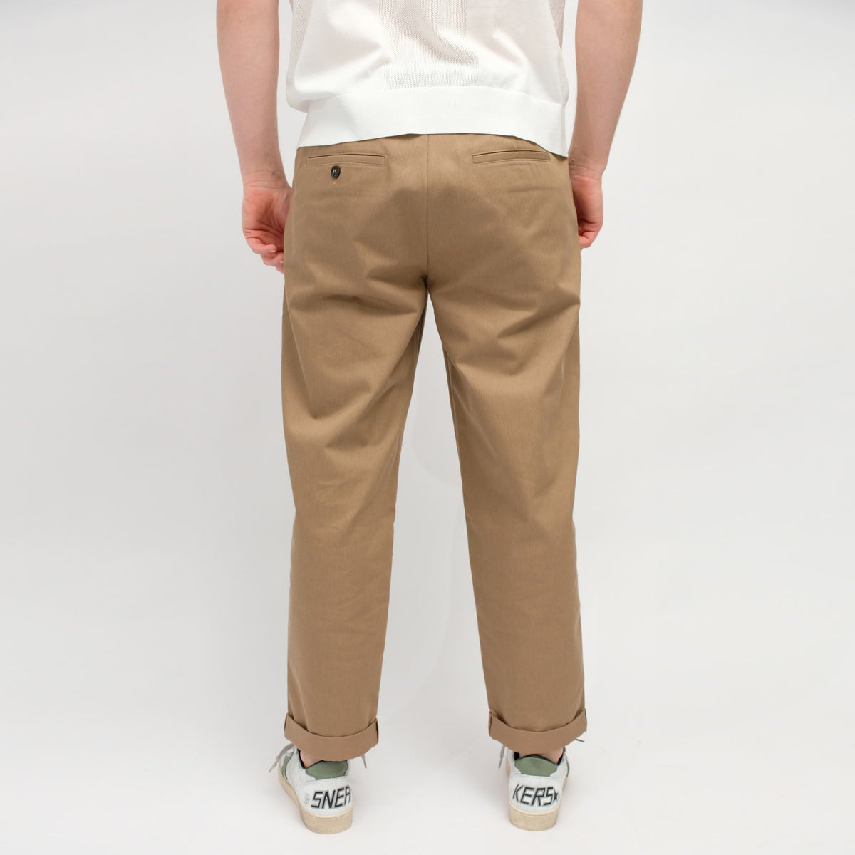 GOLDEN GOOSE Chino Skate Trousers Khaki Beige – productbeeld 3 – Checkpoint Mol