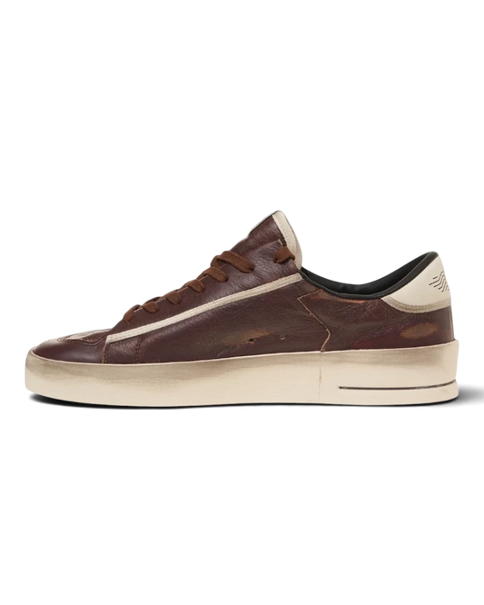 Golden Goose Stardan herensneaker Bordeaux Beige Cream – productfoto 2 – Checkpoint Mol