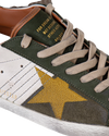 Golden Goose Super-Star herensneaker Olive Green Cream Ocher – productfoto 3 – Checkpoint Mol