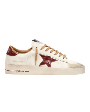 Golden Goose Stardan Coco Printed White / Dark Green