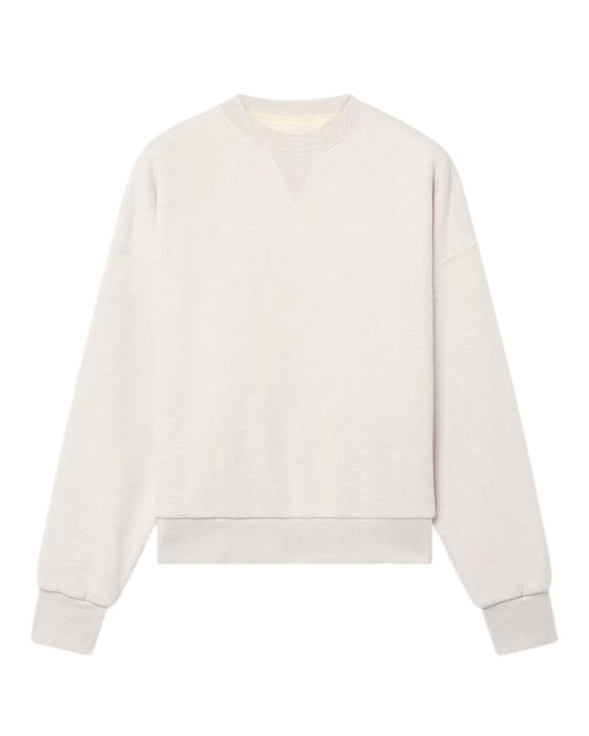 Star oversize crewneck destroyed wash Vintage Gray Melange