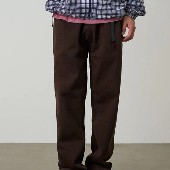 Gramicci Pant Brown Pigment detail zijkant