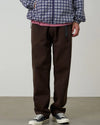 Gramicci Pant Brown Pigment detail zijkant