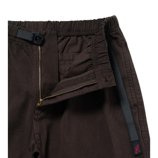Gramicci Pant Brown Pigment stofdetail