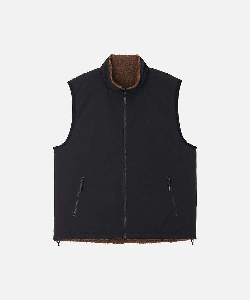 Gramicci Reversible Sherpa Bodywarmer Dark Brown - productfoto 2