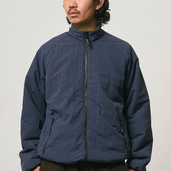 Gramicci Reversible Sherpa jas Olive Navy – fitbeeld