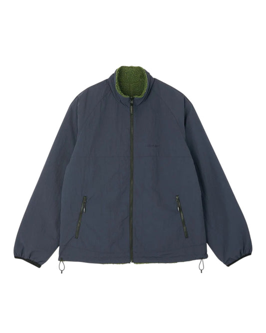 Gramicci Reversible Sherpa jas Olive Navy – productfoto 2