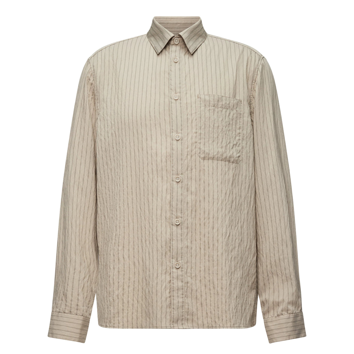 DRYKORN Hecto Popeline Shirt Fango – productfoto 1 – Checkpoint Mol