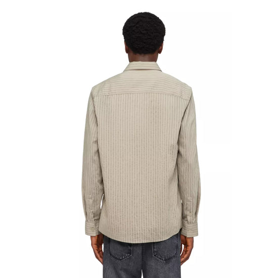 DRYKORN Hecto Popeline Shirt Fango – productfoto 2 – Checkpoint Mol