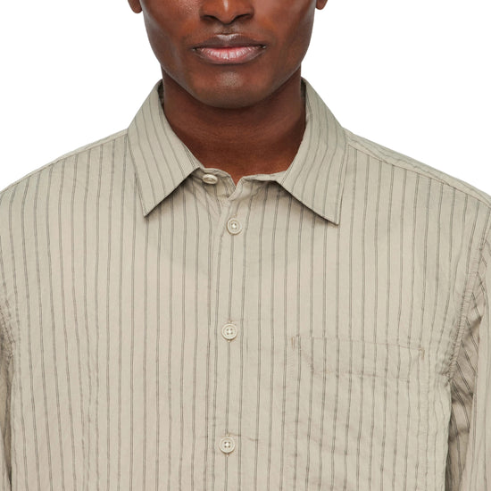 DRYKORN Hecto Popeline Shirt Fango – productfoto 4 – Checkpoint Mol